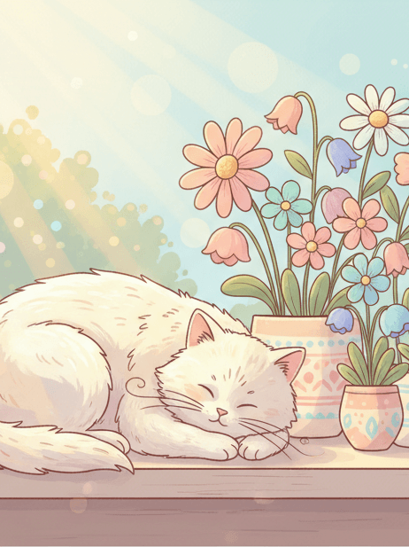 Кот на подоконнике